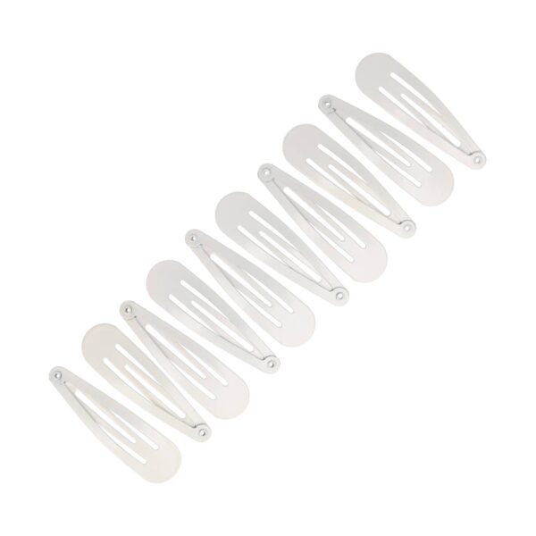 klikklak basic 5cm wit_2 Haarspeld Klikklak 5cm - Basic - Wit - Set van 10