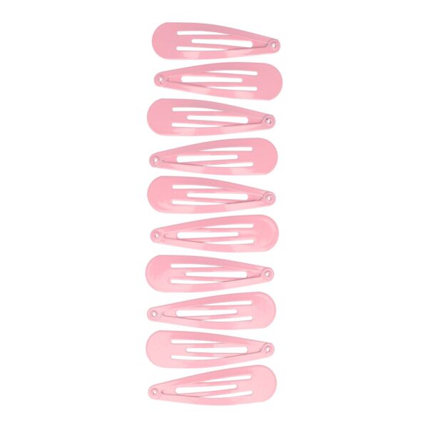 klikklak basic 5cm wit_4 Haarspeld Klikklak 5cm - Basic - Roze - Set van 10