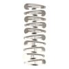 klikklak basic goud zilver_1 Haarspeld Klikklak 5cm - Basic - Zilver - Set van 10