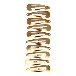 klikklak basic goud zilver_2 Haarspeld Klikklak 5cm - Basic - Goud - Set van 10