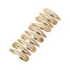 klikklak basic goud zilver_4 Haarspeld Klikklak 5cm - Basic - Goud - Set van 10