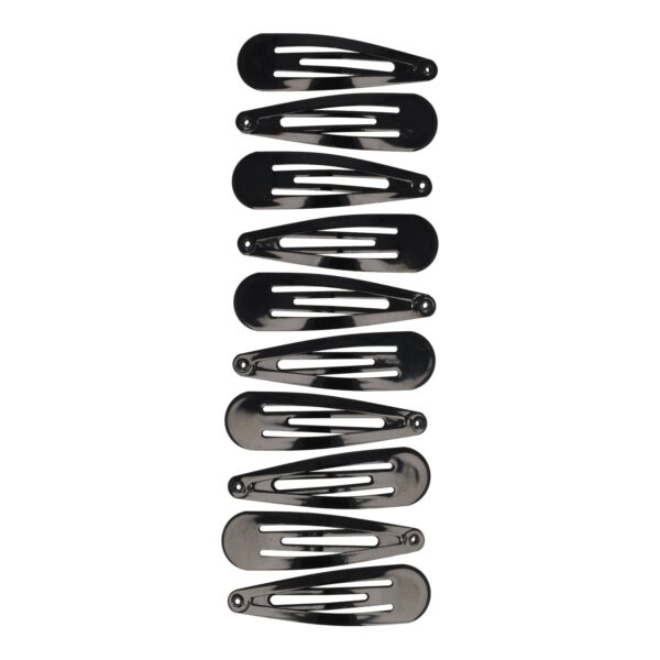 Haarspeld Klikklak 5cm - Basic - Zwart - Set van 10