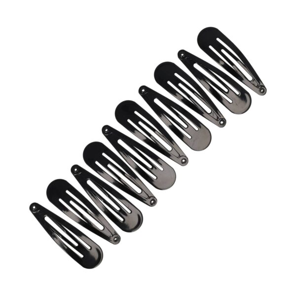 Haarspeld Klikklak 5cm - Basic - Zwart - Set van 10