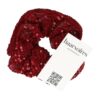 Haarelastiek Scrunchie – Glitter Stof – Pailletten – Rood