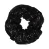 Haarelastiek Scrunchie – Glitter Stof – Pailletten – Zwart