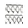 sierkam basic metaal 7cm zilver_5 Haarspeld Sierkam Opsteekkam 7cm - Metaal - Zilver - Set van 2