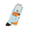 sokken schaap fiets cabybara luiaard_2 Sokken Katoen - Capybara Print - Bruin Blauw - Maat 38-45