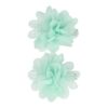 duckklem haarbloem 5cm mintgroen_1 Haarspeld Duckklem 5cm – Haarbloem - Mintgroen - Set van 2