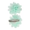 duckklem haarbloem 5cm mintgroen_2 Haarspeld Duckklem 5cm – Haarbloem - Mintgroen - Set van 2