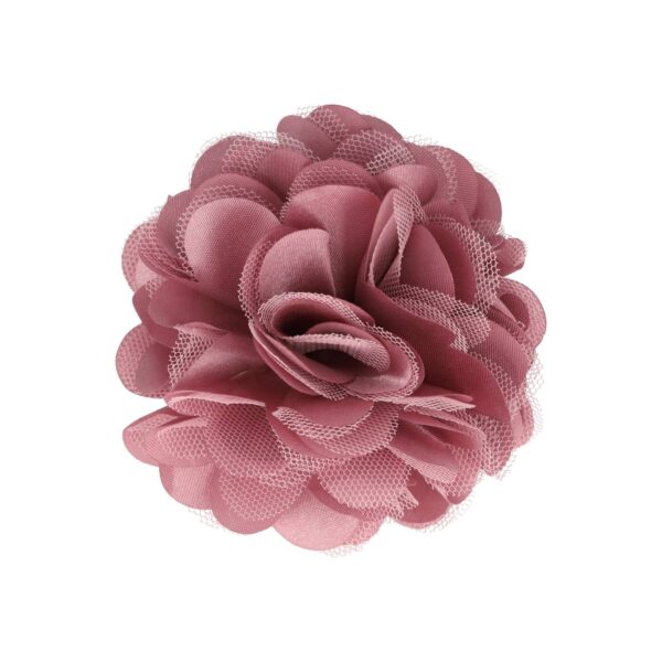 duckklem haarbloem 8cm oudroze_1 Haarspeld Duckklem 8cm – Haarbloem - Oudroze