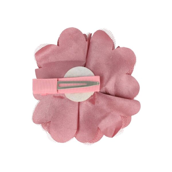 duckklem haarbloem 8cm oudroze_2 Haarspeld Duckklem 8cm – Haarbloem - Oudroze