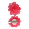 duckklem haarbloem fuchsia roze_2 Haarspeld Duckklem 5cm – Haarbloem - Fuchsia Roze - Set van 2