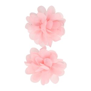 duckklem haarbloem lichtroze 5cm_1 Haarspeld Duckklem 5cm - Haarbloem - Lichtroze - Set van 2