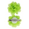 duckklem haarbloem set groen_2 Haarspeld Duckklem 5cm – Haarbloem - Groen - Set van 2