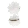 duckklem haarbloem wit_2 Haarspeld Duckklem 5cm – Haarbloem - Wit - Set van 2