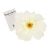 Haarspeld Duckklem 12cm – Haarbloem - Wit
