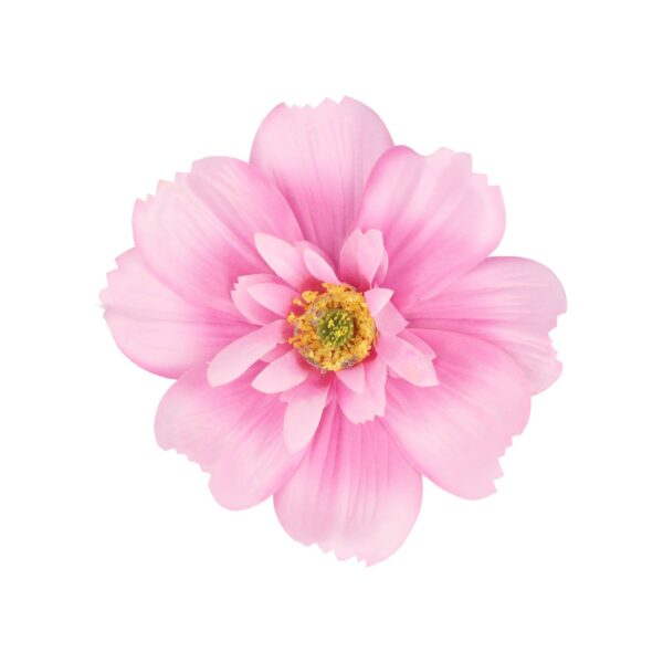 Haarspeld Duckklem 12cm – Haarbloem - Roze