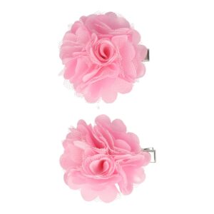 Haarspeld Duckklem 5cm – Haarbloem - Roze