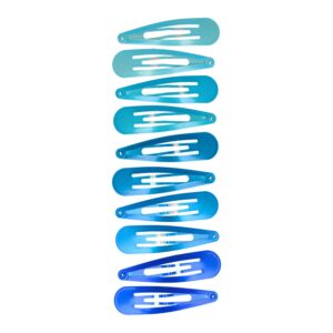 klikklak 6cm metaal_4 Haarspeld Klikklak 6cm - Basic - Blauw - Set van 10