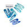 klikklak 6cm metaal_6 Haarspeld Klikklak 6cm - Basic - Blauw - Set van 10