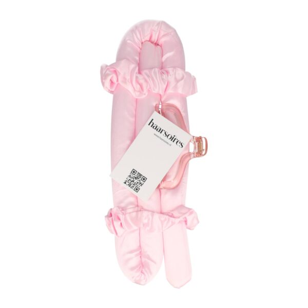 Styling Tool - Heatless Curls - Haarkrullen Set - Zwart Roze - Set van 2
