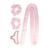 Styling Tool - Heatless Curls - Haarkrullen Set - Zwart Roze - Set van 2