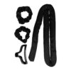 Styling Tool - Heatless Curls - Haarkrullen Set - Zwart Roze - Set van 2