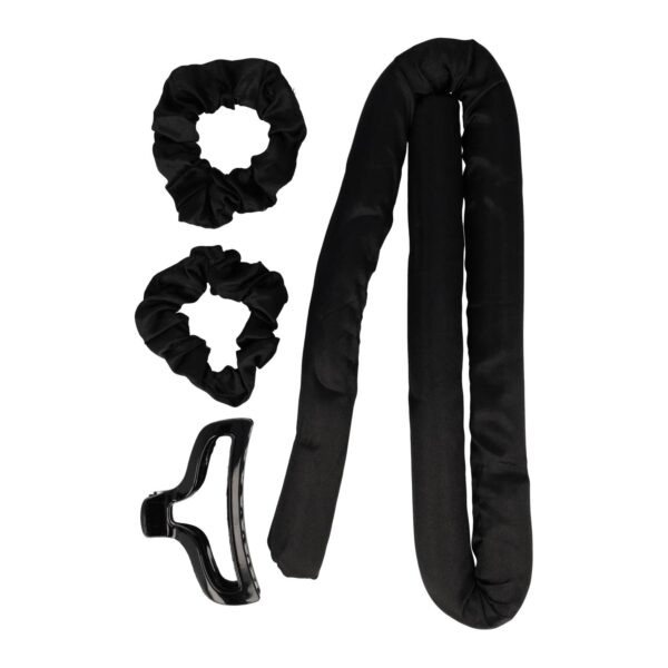 Styling Tool - Heatless Curls - Haarkrullen Set - Zwart Roze - Set van 2