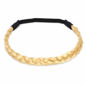 Haarband Gevlochten 2cm - Imitatiehaar - Blond