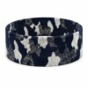 ChatGPT Image 31 aug 2026, 14_45_04 Haarband Stof 7cm - Camouflage Patroon - Zilver Donkerblauw