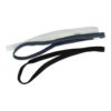 Haarband Sport 1cm - Elastiek Smal - Zwart Wit Grijs - Set van 3_1 Haarband Sport 1cm - Elastiek Smal - Zwart Wit Grijs - Set van 3