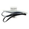 Haarband Sport 1cm - Elastiek Smal - Zwart Wit Grijs - Set van 3_2 Haarband Sport 1cm - Elastiek Smal - Zwart Wit Grijs - Set van 3