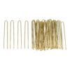 Haarpinnen recht metaal 5cm_2 Styling Tool - Haardotspelden 5cm - Recht - Metalen Haarpinnen - Goud - Set van 40
