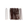Haarpinnen recht metaal 5cm_5 Styling Tool - Haardotspelden 5cm - Recht - Metalen Haarpinnen - Bruin - Set van 40