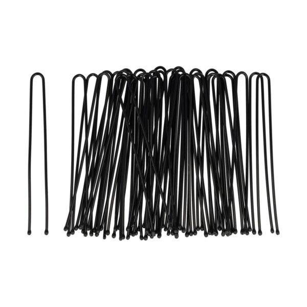 Styling Tool - Haardotspelden 6cm - Recht - Metalen Haarpinnen - Zwart - Set van 40