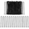 Styling Tool - Haardotspelden 6cm - Recht - Metalen Haarpinnen - Zwart - Set van 40