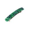 Patentspeld marmer colr_11 Haarspeld Patentspeld 9cm - Recht – Marmer Patroon – Grijs Groen