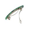 Patentspeld marmer colr_12 Haarspeld Patentspeld 9cm - Recht – Marmer Patroon – Grijs Groen