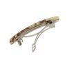 Patentspeld marmer colr_16 Haarspeld Patentspeld 9cm - Recht – Marmer Patroon – Bruin Creme