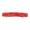 Patentspeld marmer colr_6 Haarspeld Patentspeld 9cm - Recht – Marmer Patroon – Rood