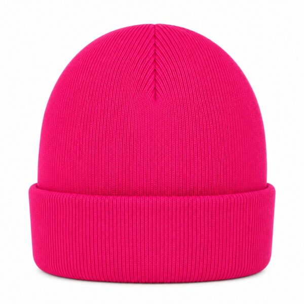 beanie-basic-fuchsia Beanie Muts - Basic - Unisex - Fuchsia Roze