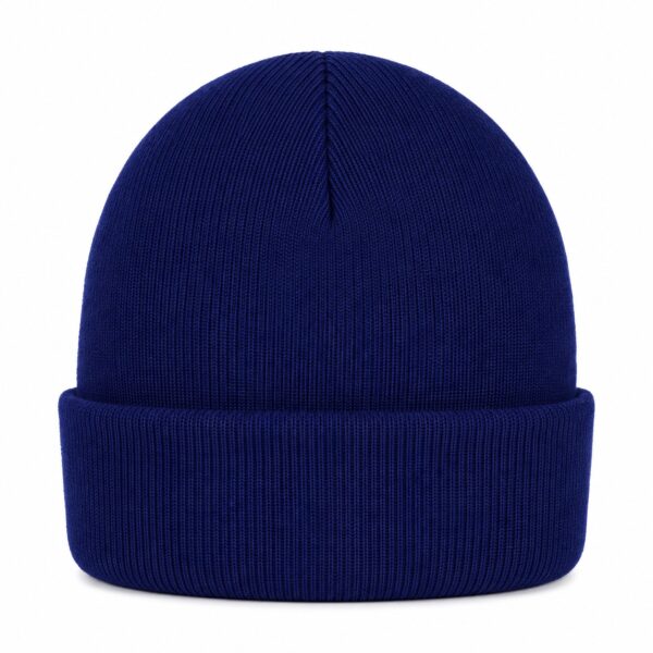 beanie-donkerblauw Beanie Muts - Basic - Unisex - Donkerblauw