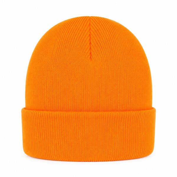 beanie-oranje Beanie Muts - Basic - Unisex - Oranje