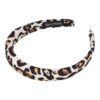 diadeem panter zachte gevuld_8 Haarband Diadeem 2cm – Zacht Gevuld – Panterprint Stof – Zwart Bruin Wit