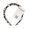 diadeem panter zachte gevuld_9 Haarband Diadeem 2cm – Zacht Gevuld – Panterprint Stof – Zwart Bruin Wit
