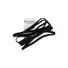 haarband 1cm elastiek zwart_2 Haarband Sport 1cm - Elastiek Smal - Zwart - Set van 6