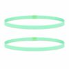 haarband-anti-slip-lichtgroen Haarband Sport 1cm - Elastiek - Anti-slip - Lichtgroen - Set van 2