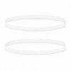 haarband-anti-slip-wit Haarband Sport 1cm - Elastiek - Anti-slip - Wit - Set van 2
