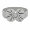 haarband-baby-strikje-grijs Haarband Baby - Strikje 10cm - Grijs