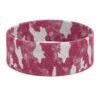 haarband-camouflage -roze Haarband Stof 7cm - Camouflage Patroon - Zilver Cyclaam Roze